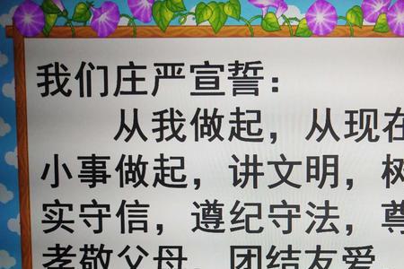 小学六年级宣誓词简短激昂