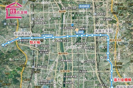 太原地铁1号线南内环站点位置