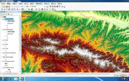 arcgis生成的山体阴影太暗了