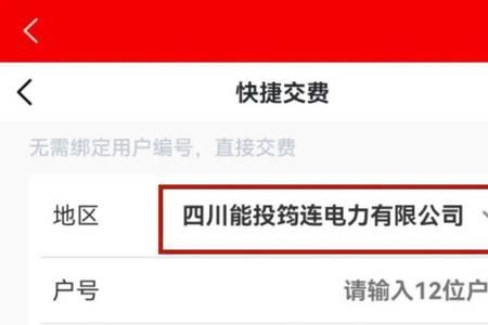 四川电费户号怎么查