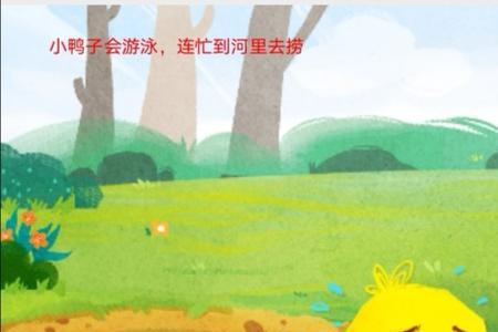 小鸭子游泳后要干什么