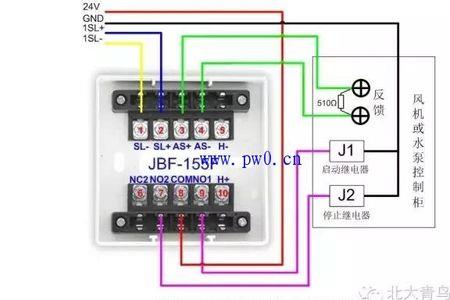 北大青鸟水流信号阀用什么模块