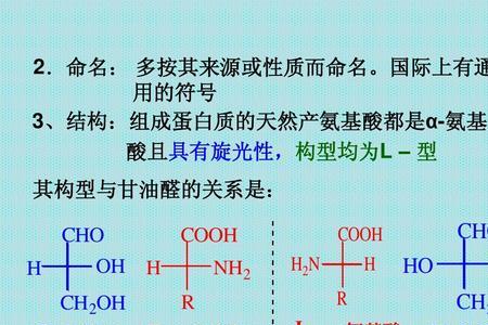 阿法氨基酸根据什么命名