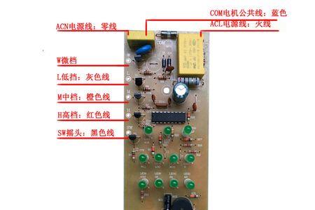 电风扇线路板故障排查