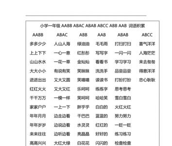 aabb词语两两什么什么