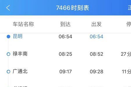 昆明南站到攀枝花汽车时刻表