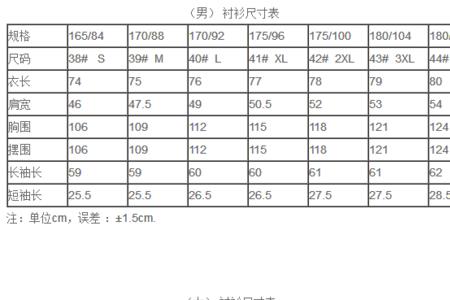 身高173体重58男生穿多大码西装