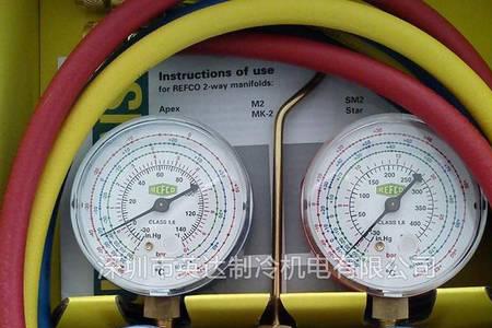 定频空调压力表的使用方法