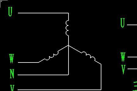三相电机原理y形和三角形的区别