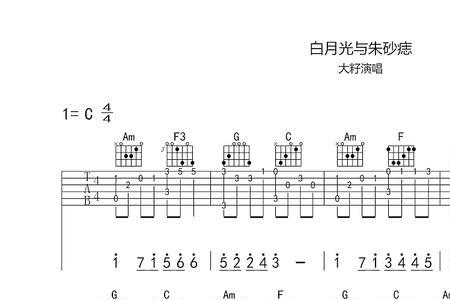 吉他谱怎样变成白色的