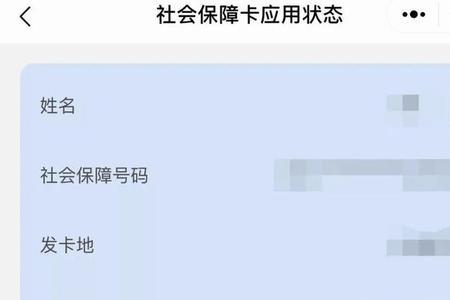 公司的社保电子卡有没有实体