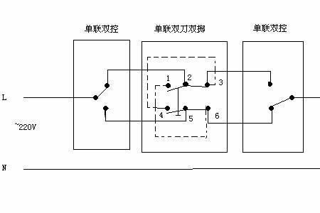 一开三孔三个接线柱怎么接线