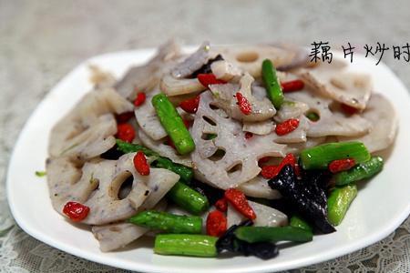 藕片炒油菜怎么做好吃