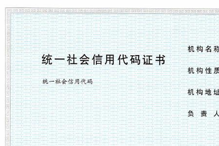 企业信息代码是社会统一代码吗