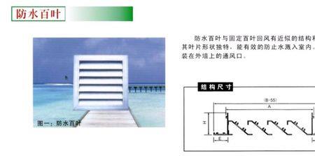 百叶风口有效面积计算公式