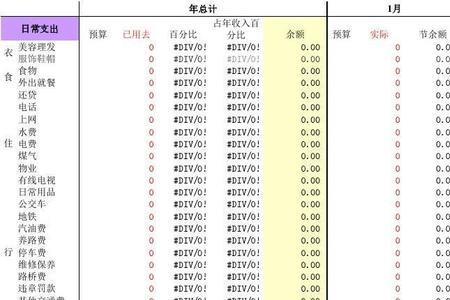 excel求收支余额公式