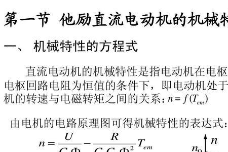 励磁电动势与电枢电流的关系