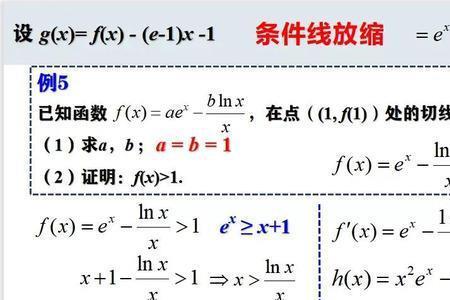 导数放缩法什么时候用