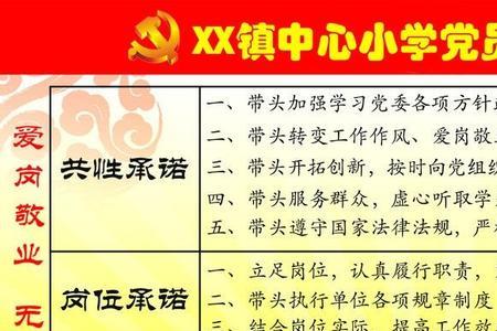 党员承诺书一年几次