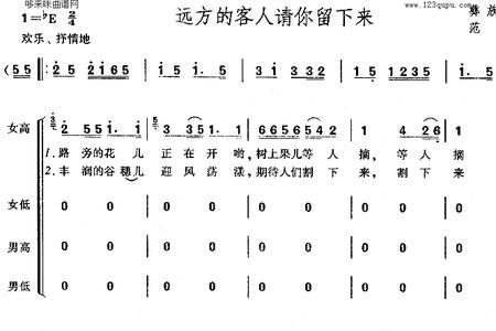 远方的客人原唱完整版