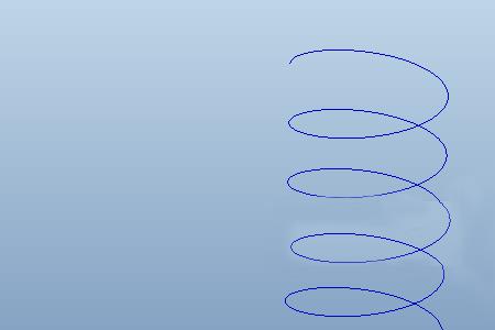 proe怎样用方程画螺旋线