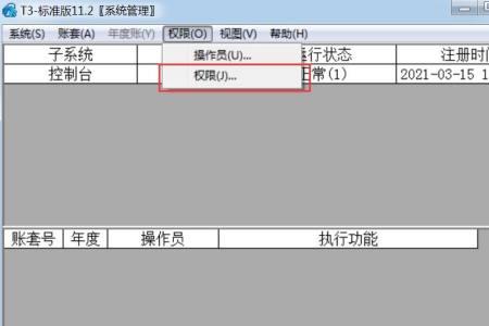 用友T3怎么取消审计计账