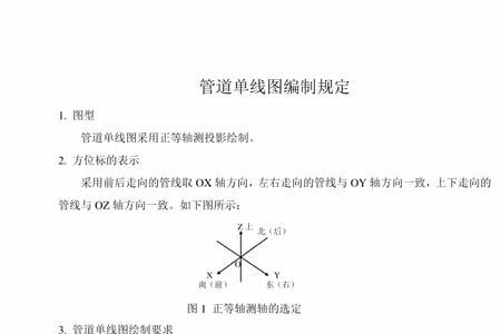 管道单线图cn代表什么方向