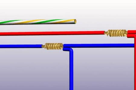 电工并线头正确接法