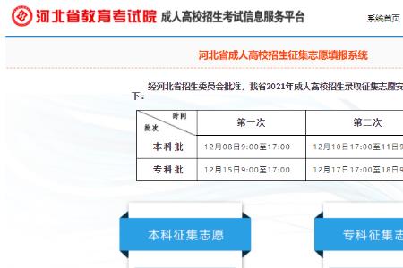 河北征集志愿多久可以出结果