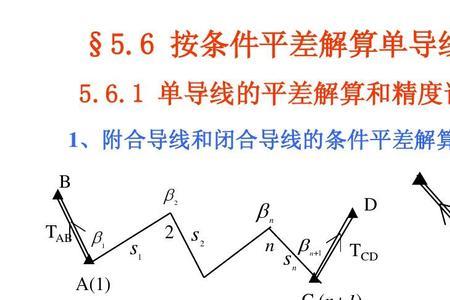 一条直线怎么测闭合导线