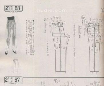 成人短裤裁剪方法与尺寸