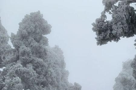 南岳衡山一年四季下雪情况