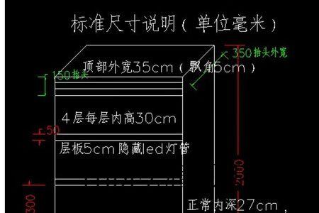 标准活动架尺寸