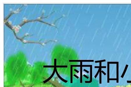 大雨和小雨是什么类型的歌