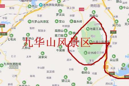 江西哪个市离九华山近