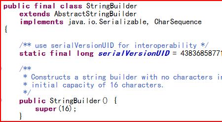 stringbuilder默认大小