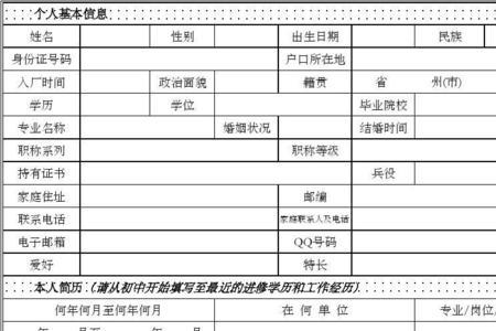 劳动用工信息采集表是什么