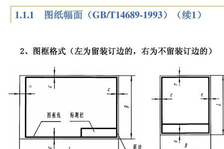 a4工程制图图框尺寸