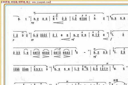 100 吹笛子怎样快速记谱