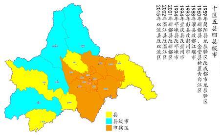 成都市区郊区划分