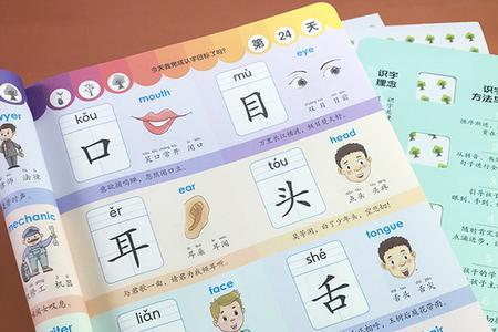 幼儿园大班汉字识字范围