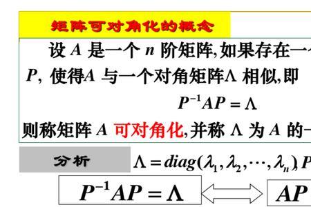 合同对角化和相似对角化区别