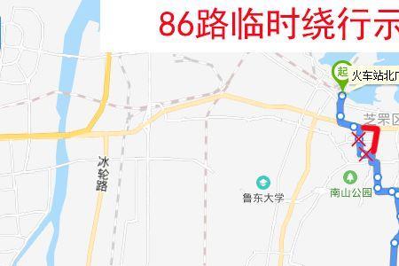 86路都经过哪一些站点