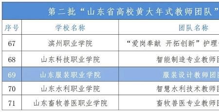 山东服装职业学校在省内的排名