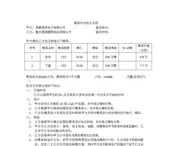 外协加工收入是什么