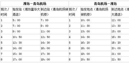 葫芦岛到锦州机场大巴时刻表