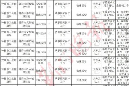 e类医疗岗可以报考哪些地方