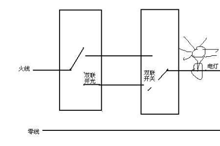 双联双控开关穿几根线