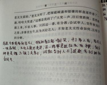 儒林外史第二回好句摘抄