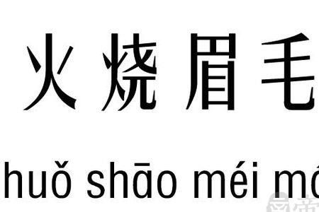 形容眉毛稀少的成语